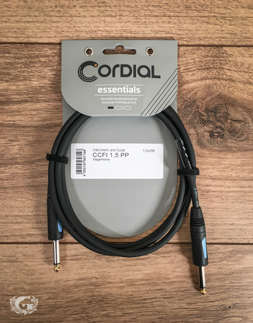 Cordial CCFI1.5PP Guitar Cable Straight-Straight 1.5m