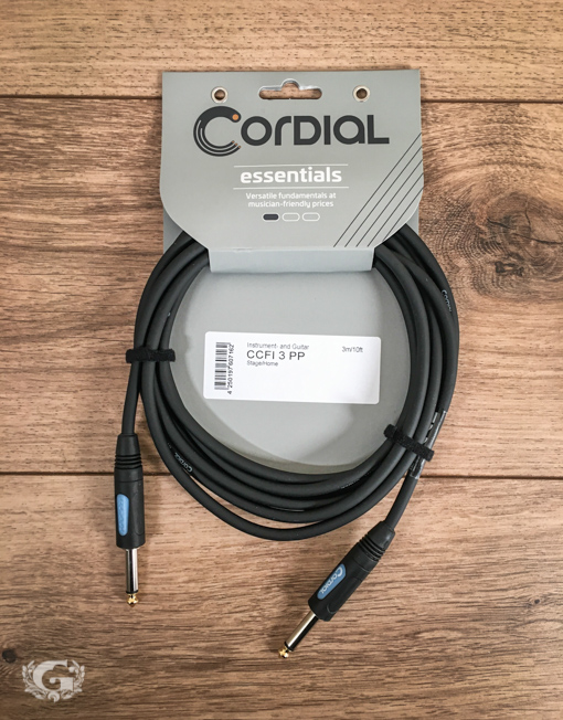 Cordial CCFI3PP Guitar Cable Straight-Straight 3m