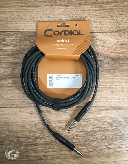 Cordial CPI6PP Select Guitar Cable Straight-Straight 6m