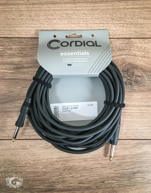 Cordial CCFI9PP Guitar Cable Straight-Angled 9m