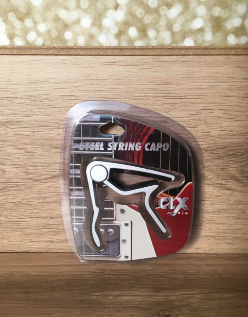 CLX Capo Steelstring Silver