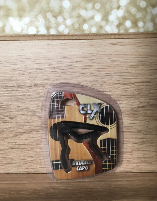 CLX Capo Ukelele Black