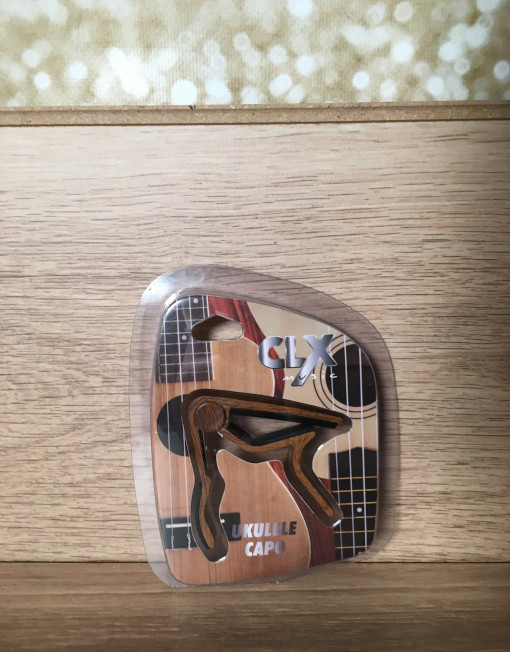 CLX Capo Ukelele Dark Brown