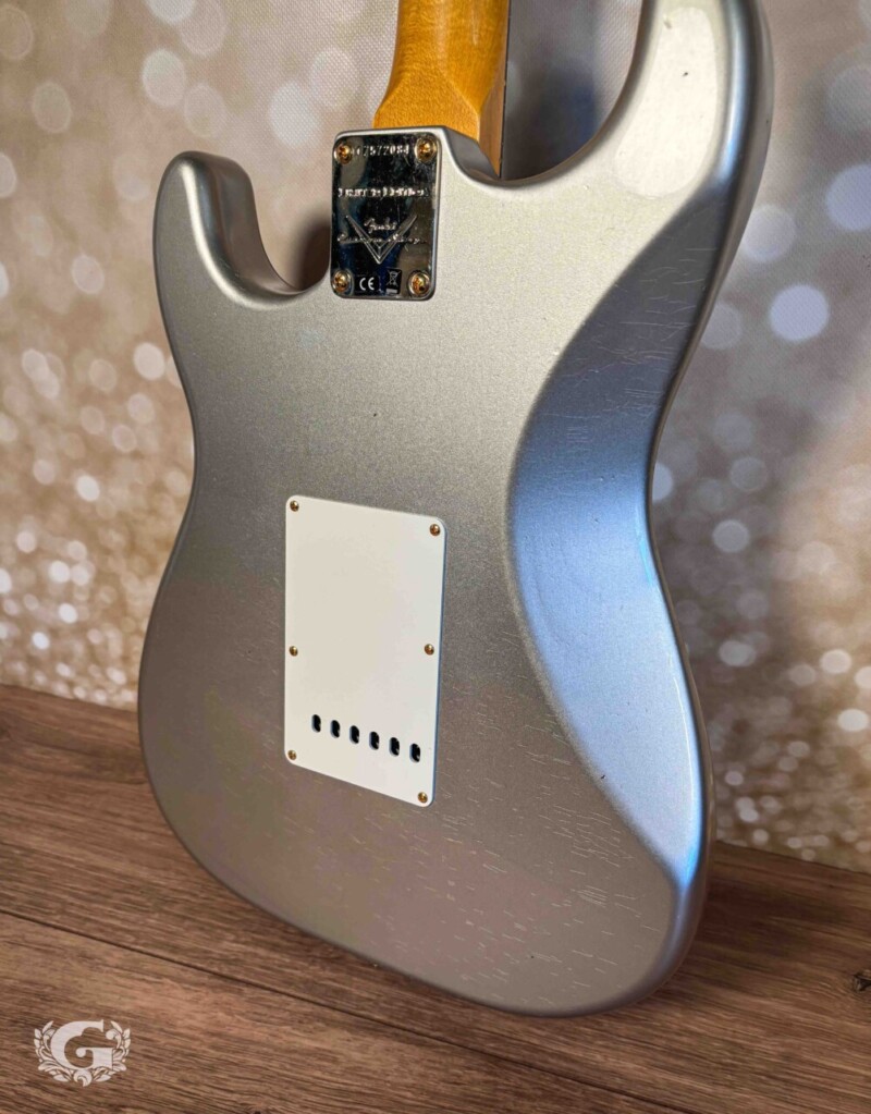 Fender Custom Shop Limited 1965 Dual-Mag Strat Aged Inca Silver