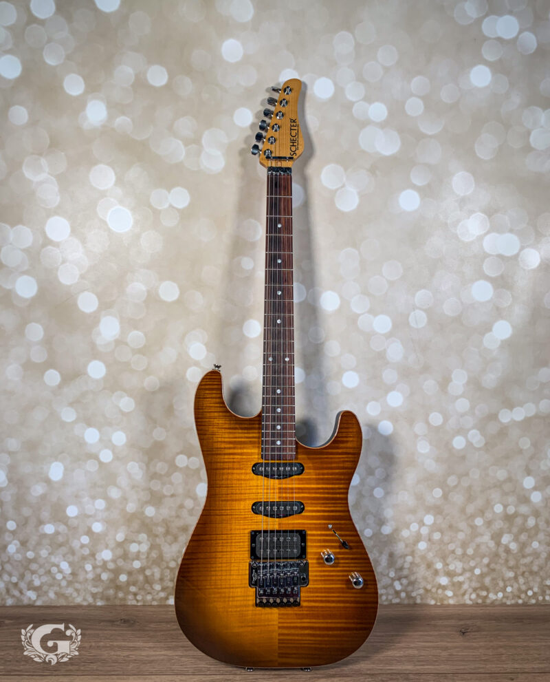 Schecter USA Custom Contoured Exotic Top / OCCASION