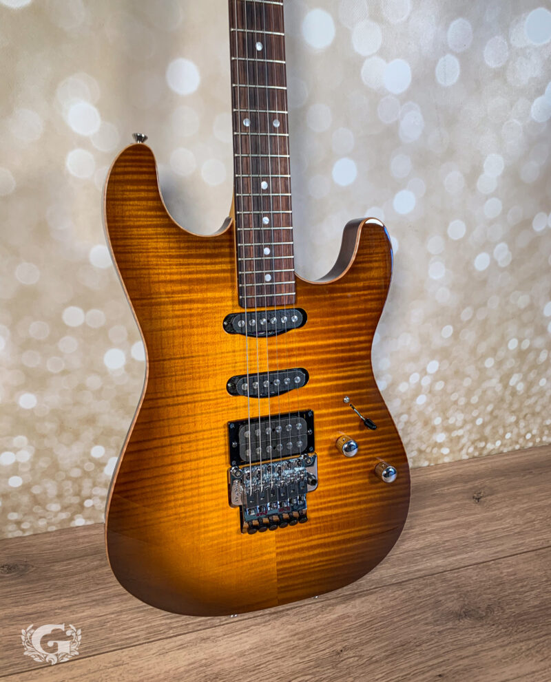 Schecter USA Custom Contoured Exotic Top / OCCASION