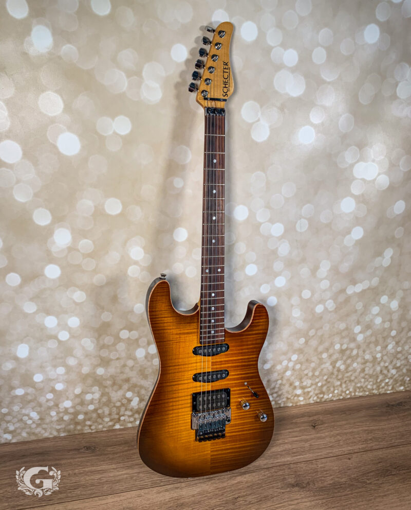 Schecter USA Custom Contoured Exotic Top / OCCASION