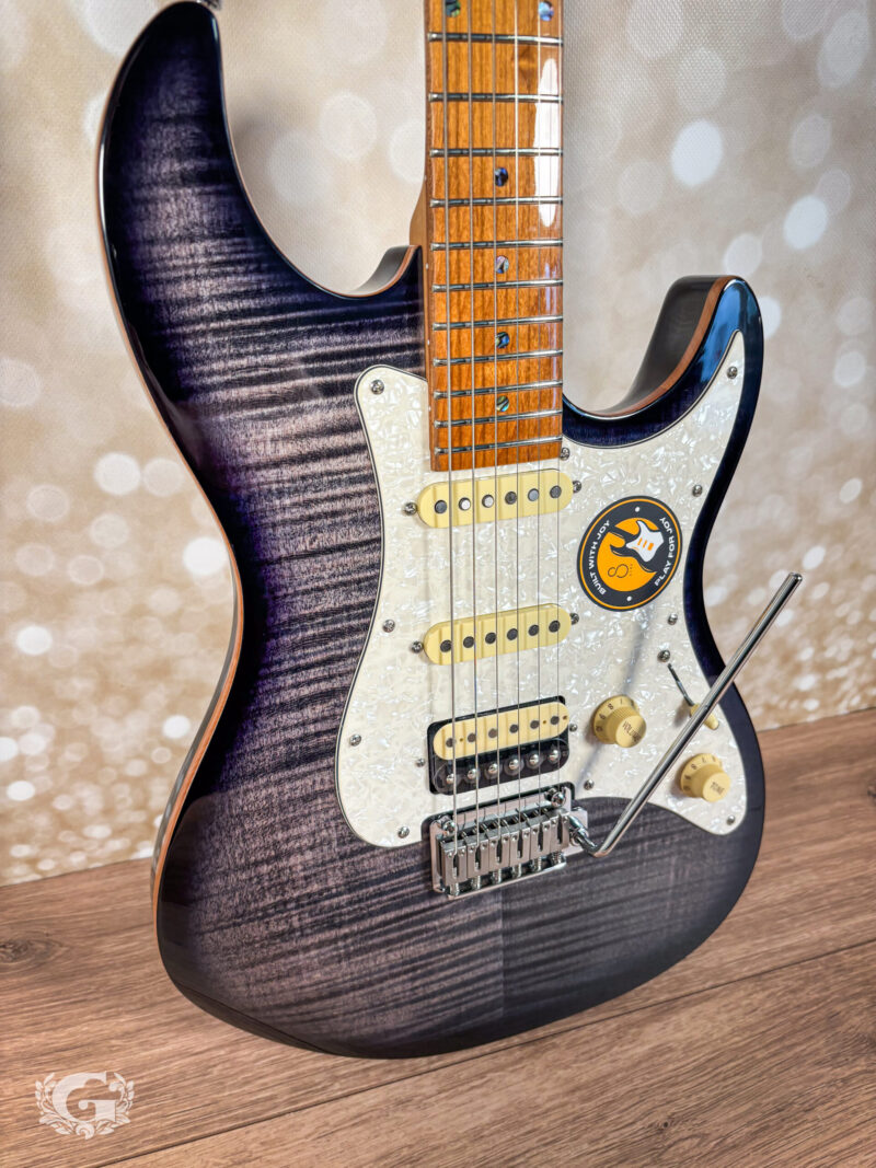 Sire Larry Carlton S7 Flamed Maple - Transparent Black