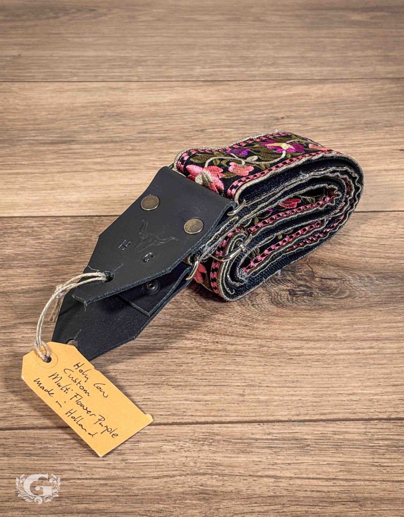Holy Cow Straps Custom - Multi Flower Purple