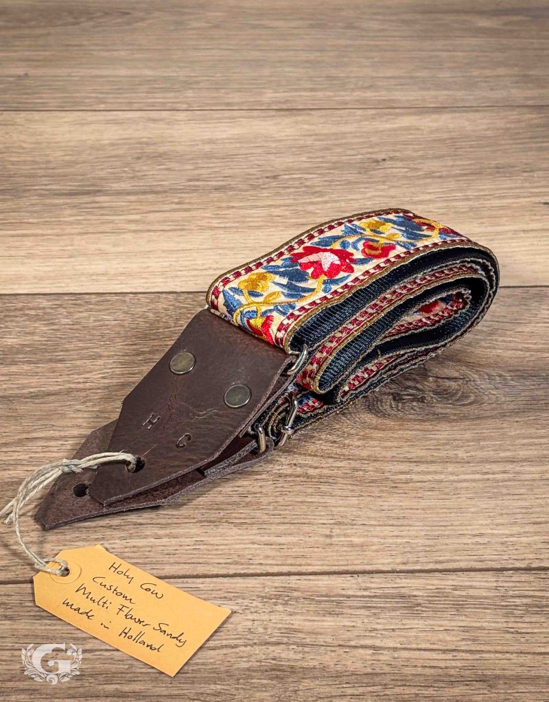Holy Cow Straps Custom - Multi Flower Sandy