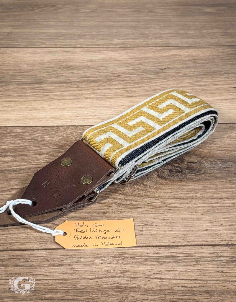 Holy Cow Straps Real Vintage 60's - Golden Meanders