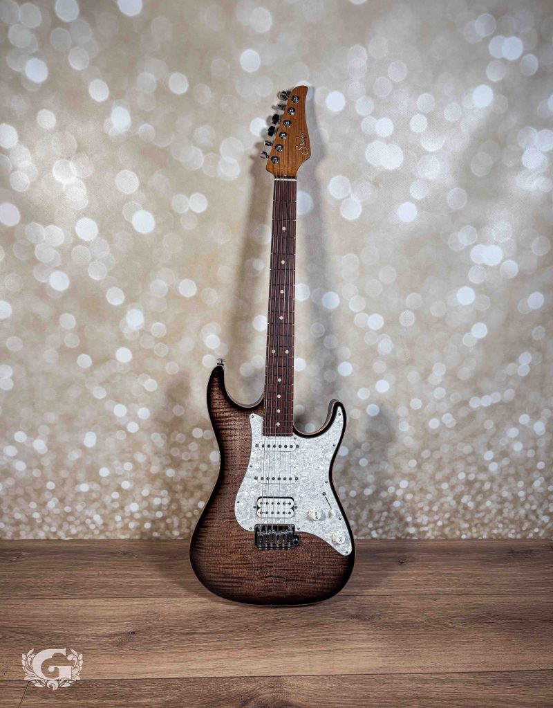 Suhr Standard Plus HSS Pao Ferro Trans Charcoal Burst