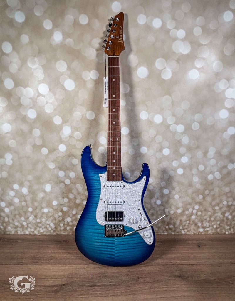 Ibanez AZ22S1F Transparent Turquoise Burst