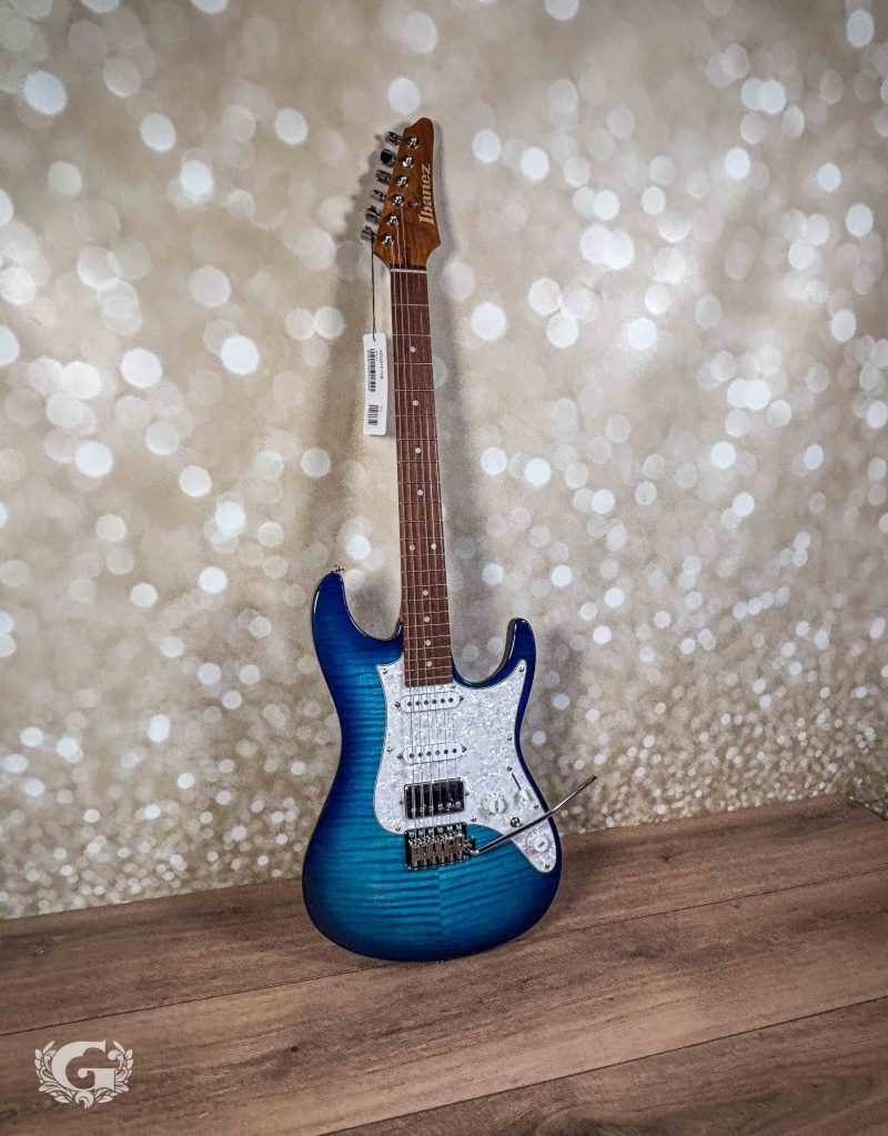 Ibanez AZ22S1F Transparent Turquoise Burst